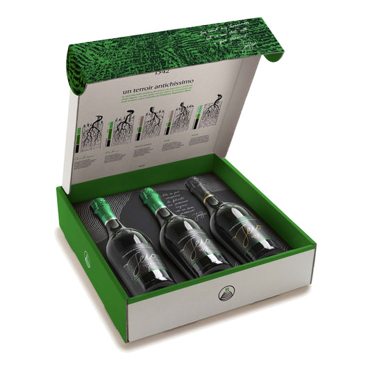 Valdobbiadene Prosecco Superiore DOCG  2x Brut + 1x Extra Dry - Jeio (cofanetto - 3 bottiglie)
