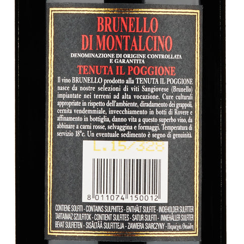 Brunello di Montalcino DOCG 2017 - Il Poggione