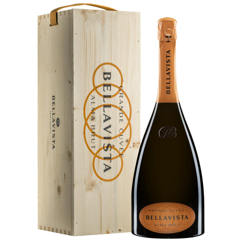 Franciacorta Brut DOCG "Grande Cuvée Alma Brut" Jéroboam - Bellavista (cassetta di legno)