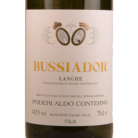 Langhe Bianco DOC “Bussiador” 2021 - Poderi Aldo Conterno