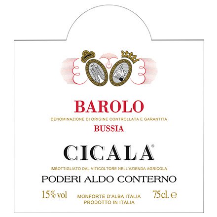 Barolo Bussia DOCG “Cicala” 2021 - Poderi Aldo Conterno