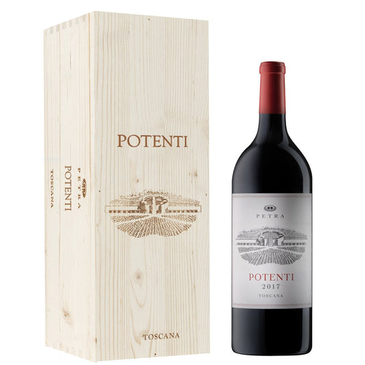Toscana Cabernet Sauvignon IGT “Potenti” 2021 Magnum - Petra (Cassetta di legno)