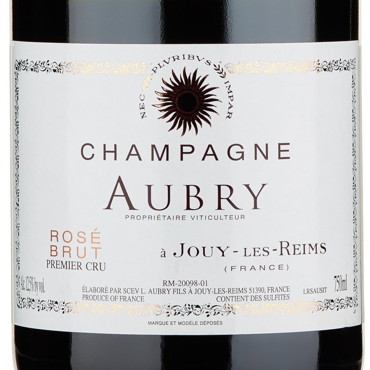 Champagne 1er Cru Brut Rosé - Aubry