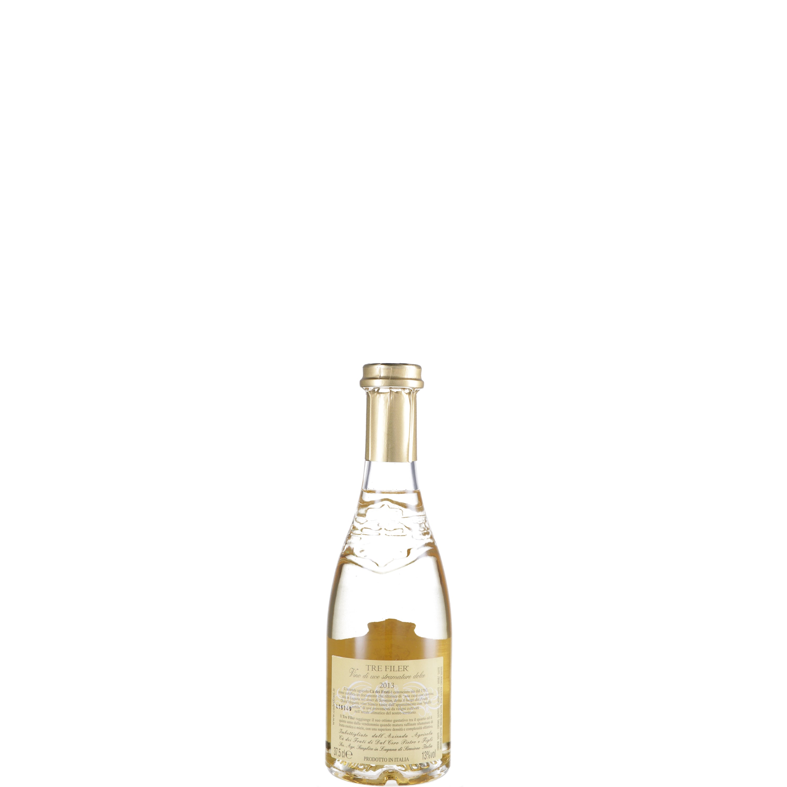 Vino da uve surmature dolce "Tre Filer" 2021 - Cà dei Frati (0.375l)