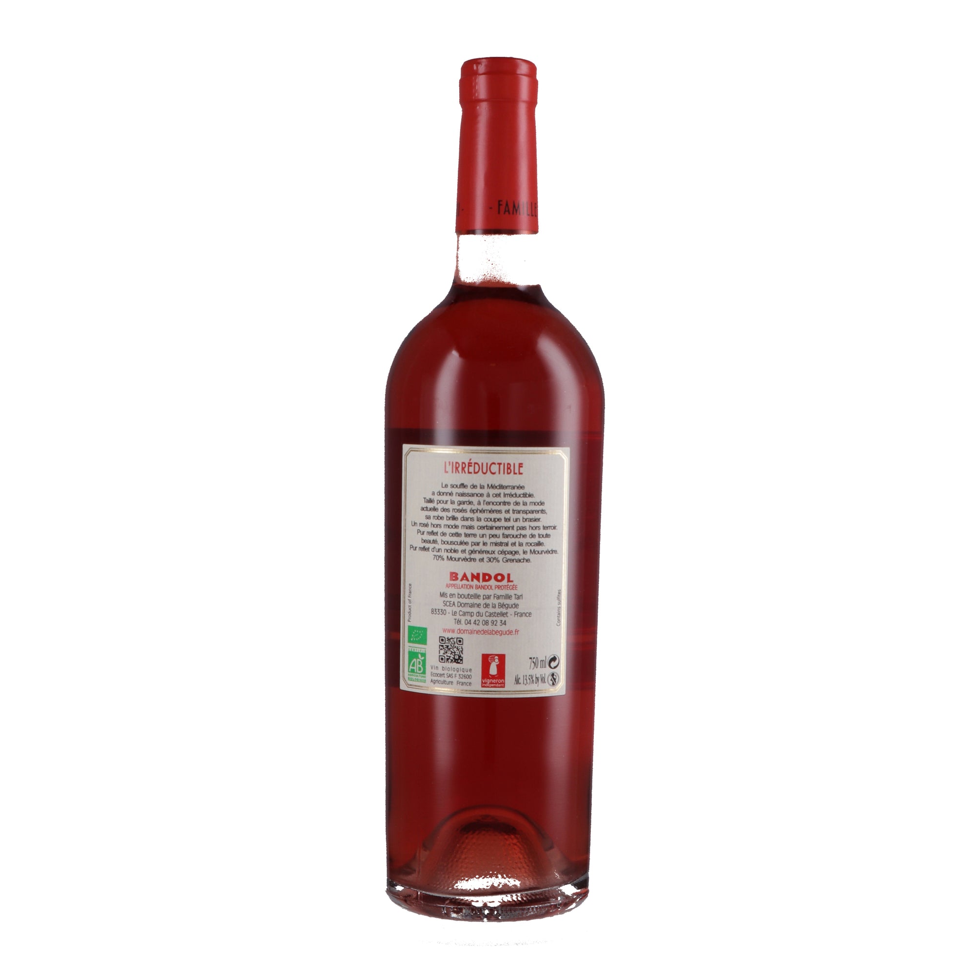 Bandol Rosé "l’Irreductible" 2020 - Domaine de La Begude