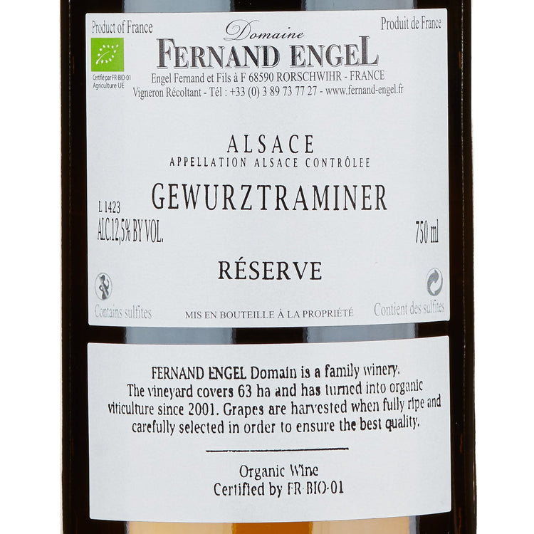 Alsace Gewurztraminer Réserve 2020 Magnum - Fernand Engel