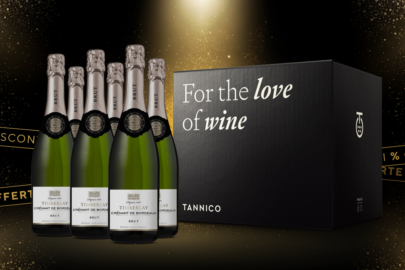 6 Crémant zu einem winzigen Preis