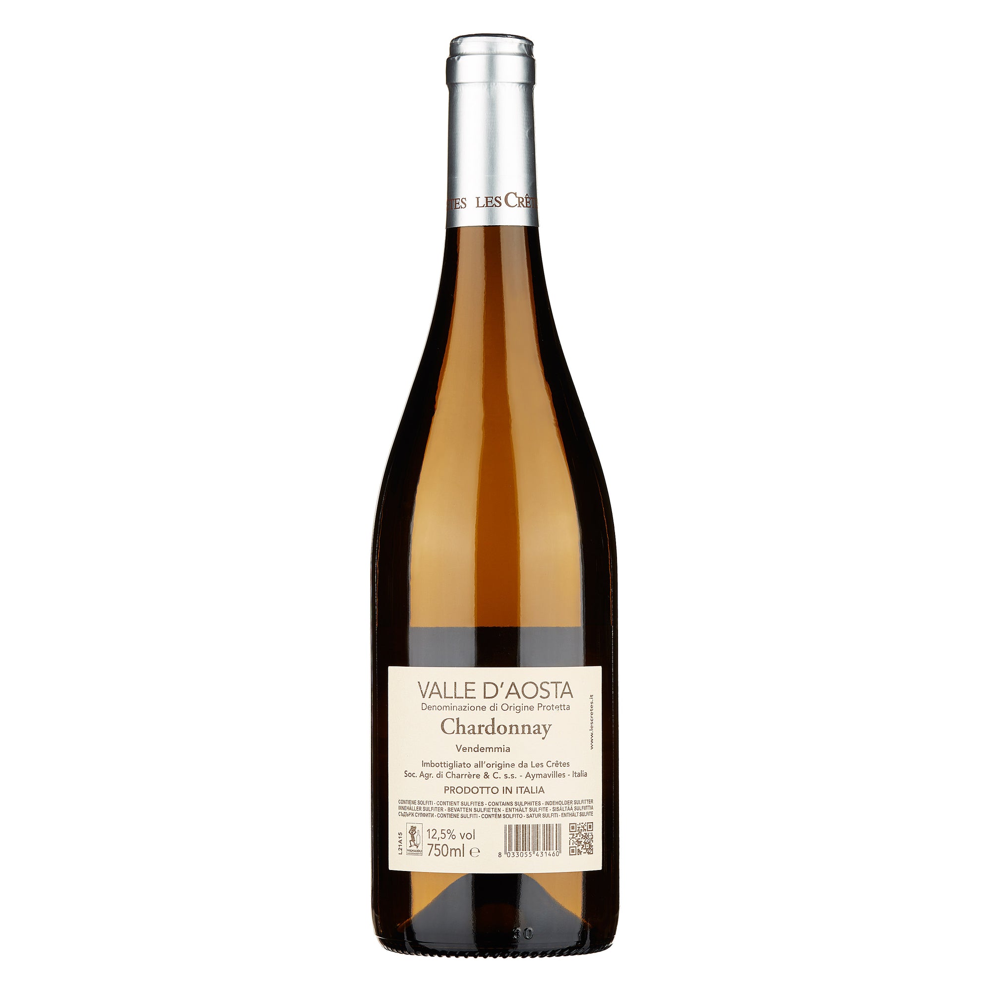 Valle d’Aosta Chardonnay DOP 2025 - Les Crêtes