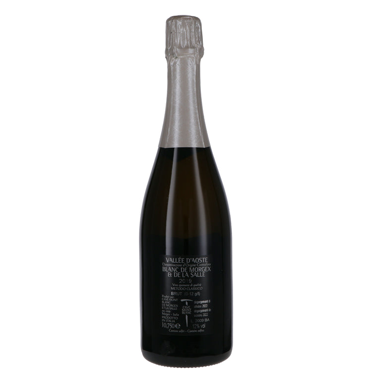 Valle d'Aosta DOC Blanc de Morgex et de La Salle Metodo Classico Brut "Blanc du Blanc" 2020 - Cave Mont Blanc