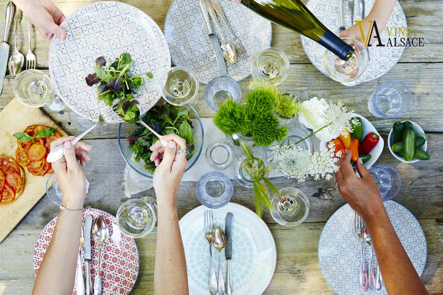 Picknick am 1. Mai mit Weinen aus dem Elsass