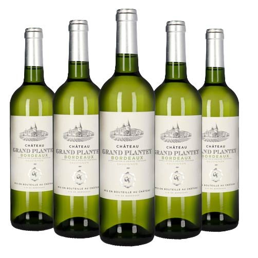 Bordeaux Blanc Sauvignon AOP 2023 - Château Grand Plantey (6 bottiglie)