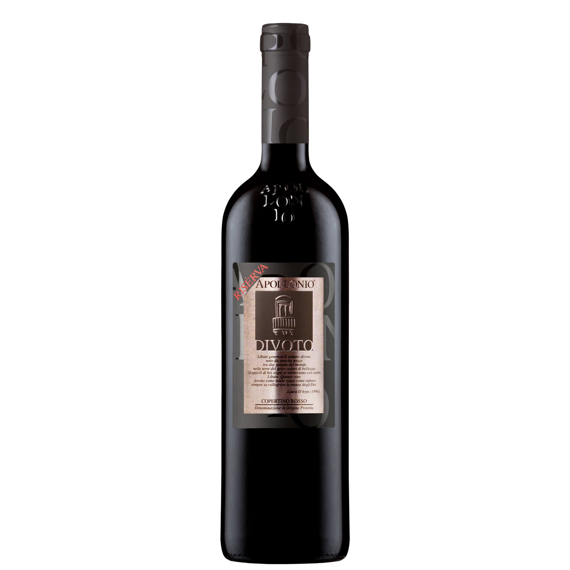 Copertino Rosso Riserva "Divoto" 2013 - Apollonio