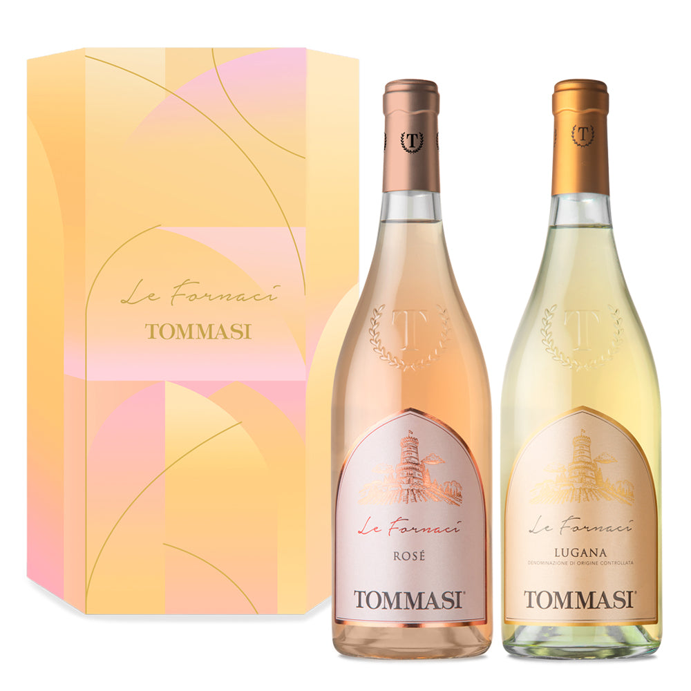 Lugana DOC "Le Fornaci" 2025 + Vino Rosato "Le Fornaci" 2025 - Tommasi (2 bottiglie)