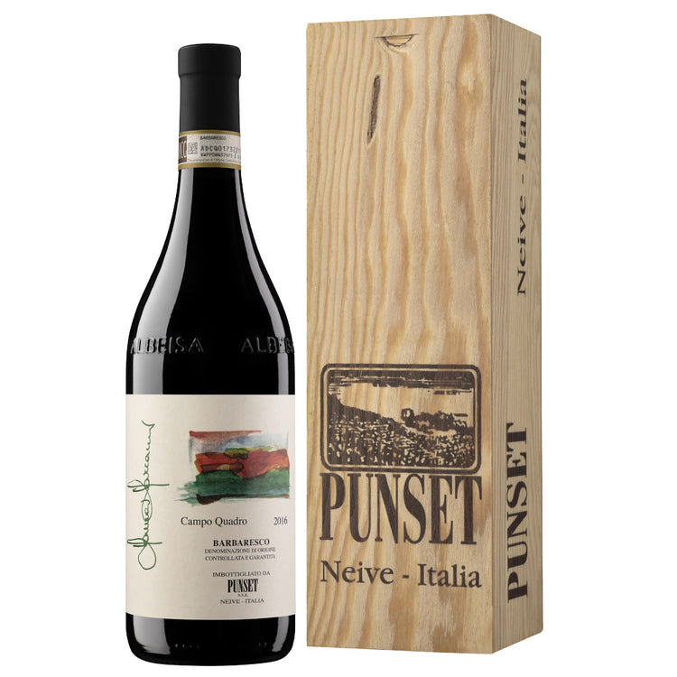 Barbaresco Riserva DOCG "S. Cristoforo Campo Quadro" 2016 - Punset (cassetta di legno)
