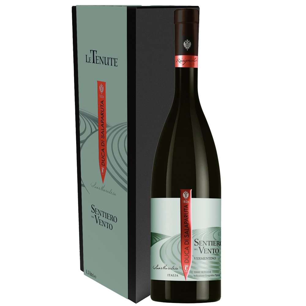 Terre Siciliane Vermentino IGT "Sentiero del Vento" 2023 Magnum - Duca di Salaparuta (astuccio)